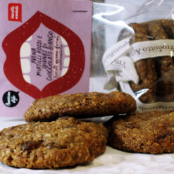 Avena, mirtilli rossi e chunks di cioccolato bianco